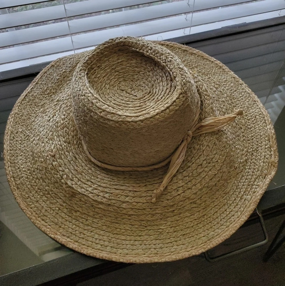 Brixton Tan Straw Hat - Picture 1 of 5